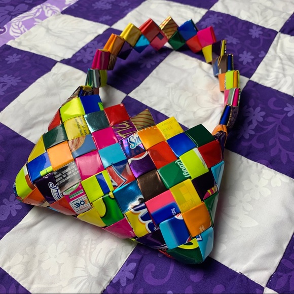 Handmade Y2K Wrapper Mini Purse - Picture 2 of 5